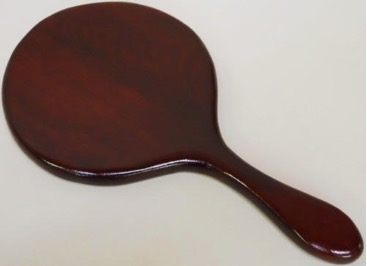 cherry rosewood hand mirror