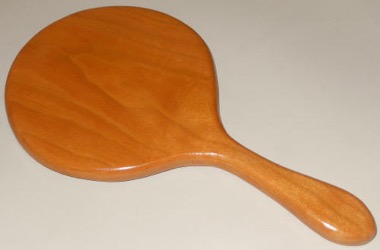 honey amber cherry hand mirror