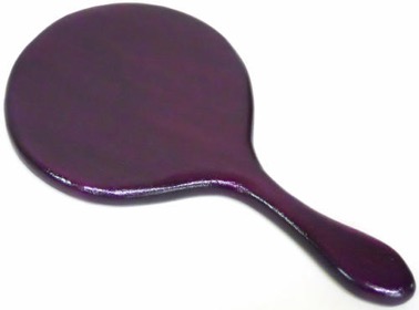 violet purple hand mirror